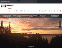 Tablet Screenshot of bearcovecottages.ca